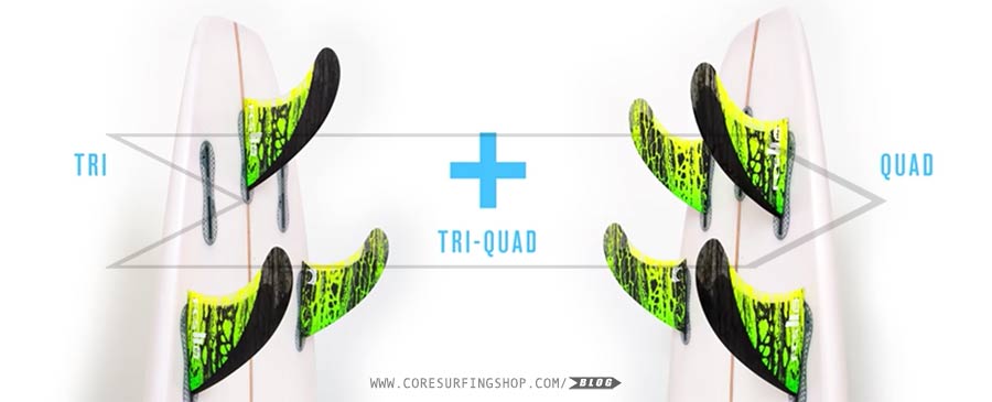 Paso 2: tienes las siguientes opciones: Tri fin: la opción más versátil. Son predecibles,  proporcionan control máximo y se ajustan a todo tipo de condiciones. Las FCS II Mick Fanning MF tri-set, son unas de las quillas más vendidas el año pasado, precisamente por que se adaptan a todo tipo de condiciones. Este año, en nuevos colores. Dentro del tri-fin, existes otras opciones como las FCSII Mark Richards, con 2 quillas laterales más grandes y un estabilizador central para darle a tablas tipo TWIN-FIN otras posibilidades. La Midas, diseño de Rob Machado y Firewire, va muy bien con esta configuración. Quad: generan una gran velocidad y drive. Se sienten un poco más "sueltas" y ofrecen un control moderado. Si ya tienes algún juego tri-fin, tienes la opción de comprar las 2 quillas traseras por separado. FCS II CARVER NEO GLASS QUAD SET REAR Un modelo que está levantando mucha expectación es la SEASIDE, diseñada por Rob Machado y construída en HELIUM por FIREWIRE. Esta tabla está pensada para utilizarse exclusivamente en quad, que es en dónde sobresale por su velocidad y maniobrabilidad. Tri/quad: actualmente muchas tablas tienen 5 cajetines, para que puedas usar 3 o 4 quillas según lo que necesites. FCS nos da la opción de comprar juegos de 5 quillas, como por ejemplo las FCS II FIREWIRE PC CARBON TRI-QUAD SET Una vez fijado el tamaño y la configuración, vamos a conocer algo más sobre la variedad de quillas FCS antes de encontrar tus quillas.