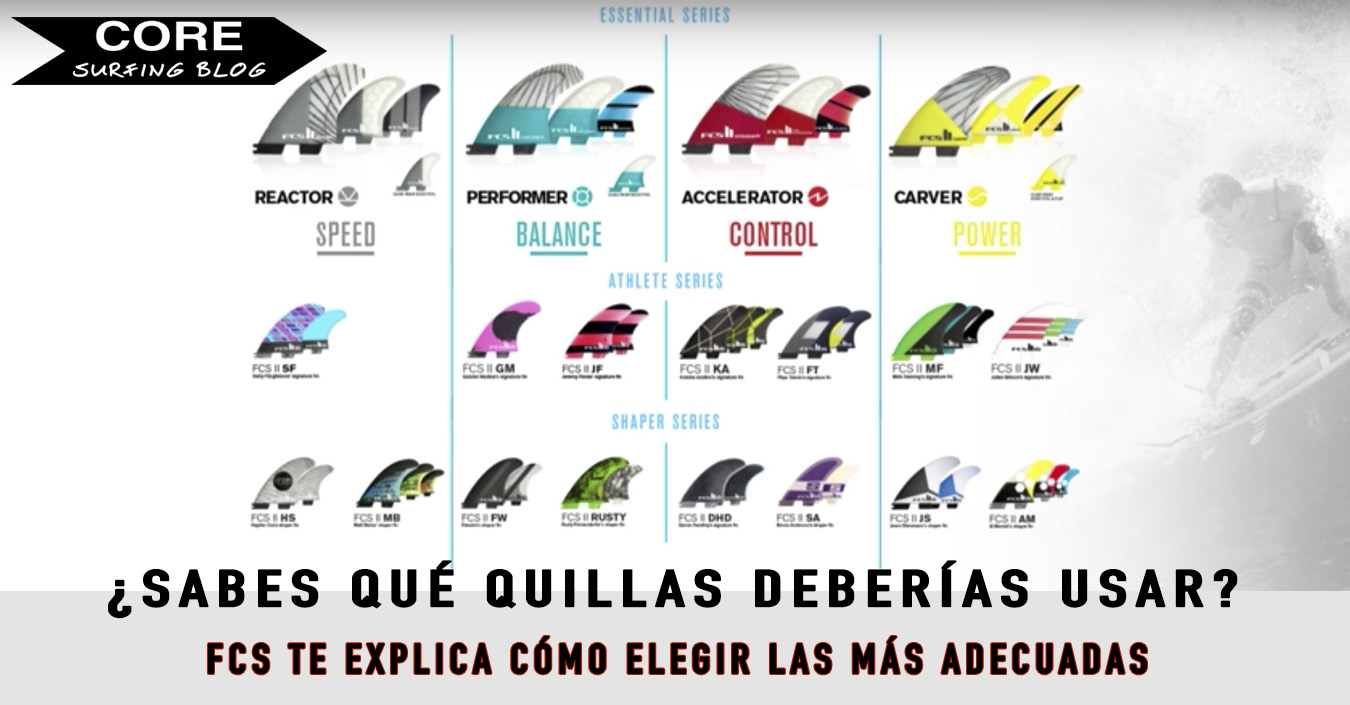 comprar quillas fcs II baratas 2018 core surfing fins buy online