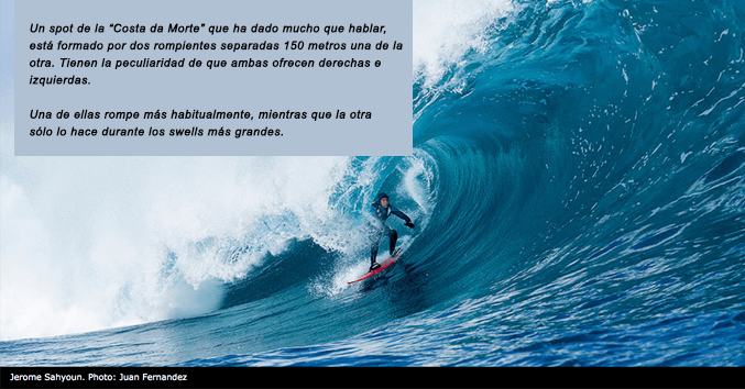Surf galicia olas grandes axi muniain tremosa big eave nazare coast powerfull waves core surfing surf shop compostela scq