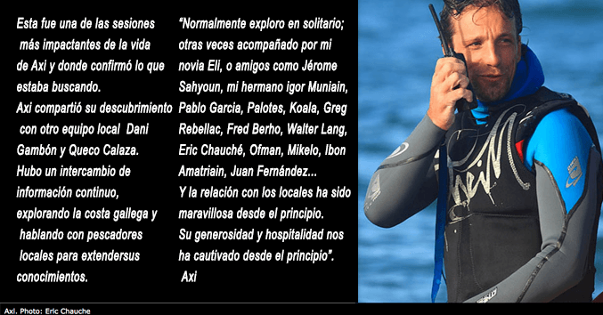 Surf galicia olas grandes axi muniain tremosa big eave nazare coast powerfull waves core surfing surf shop compostela scq