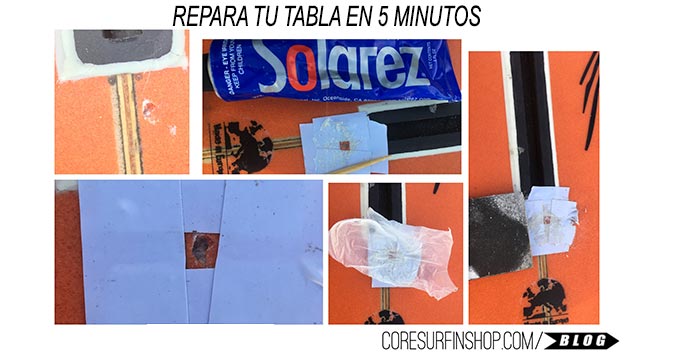 reparar toque en tabla de surf diy facil rapido sencillo barato
