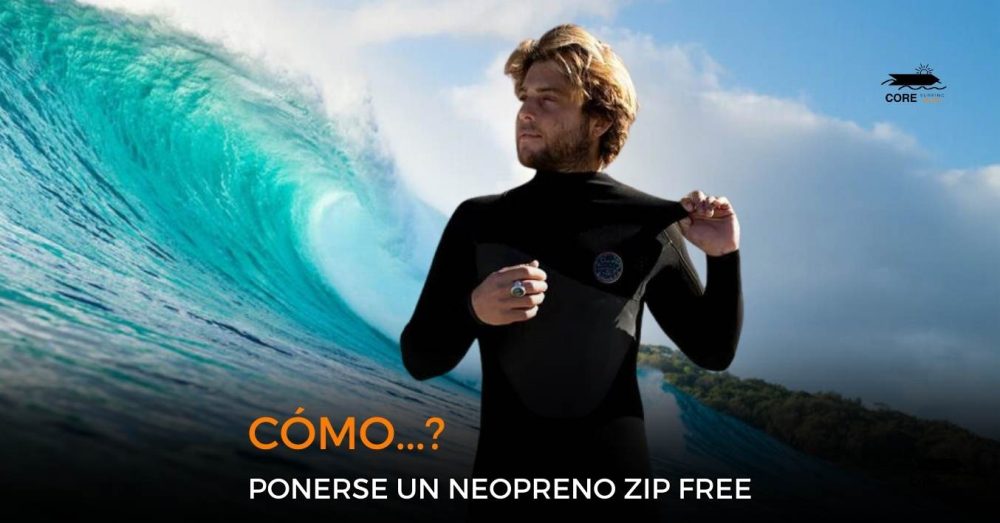 Como poner un neopreno sin cremallera o zip free