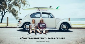 como llevar tabla de surf llevar en el coche baca soft rack facil legal multa trafico surf