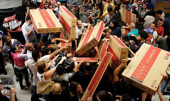 Locura con las rebajas del Black Friday