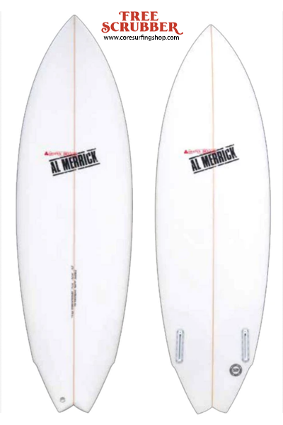 free scrubbler tabla de surf de Tom Curren twin fin