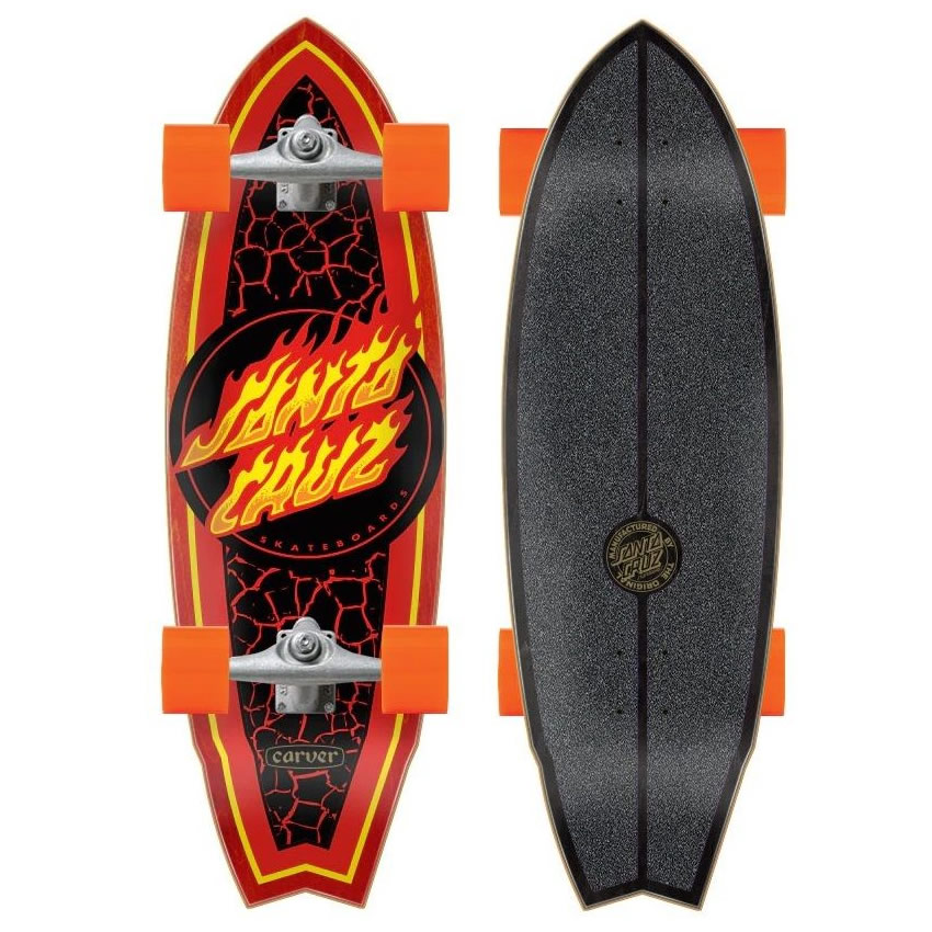 logo llamas Santa cruz surfskate carver