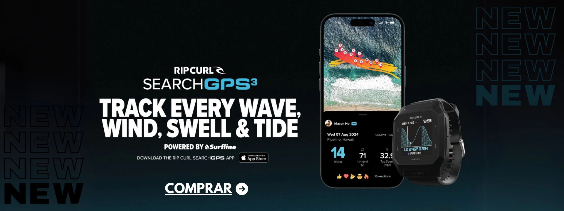 Comprar Reloj de surf Rip Curl Search GPS 3 en España online