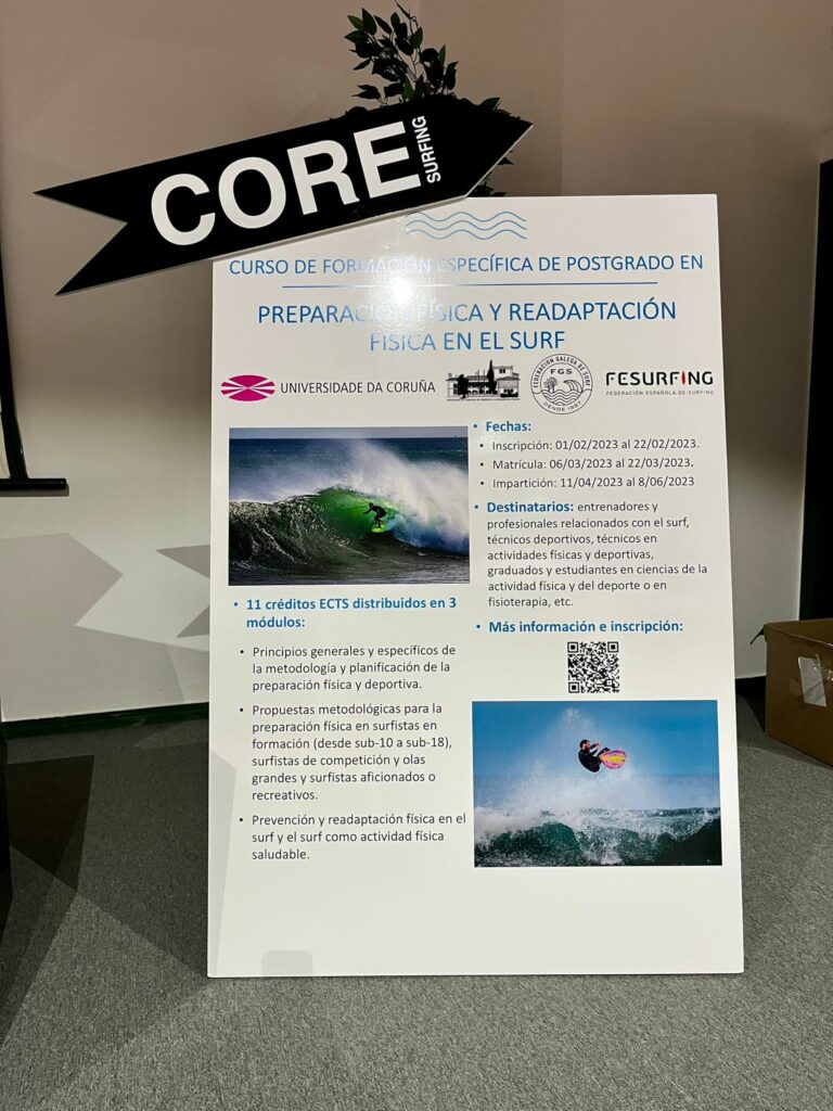 Curso de formación específica de postgrado en preparación física y readaptación física en el surf4