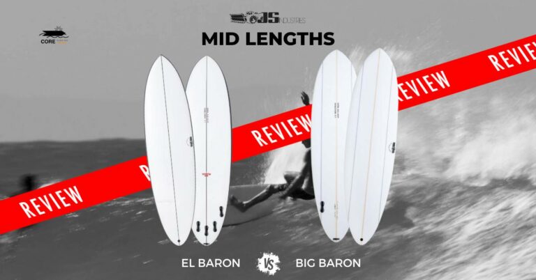 Tablas de surf Mid Length JS industries comparativa big baron vs el baron