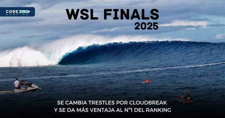 Lexus WSL Finals 2025 deciden al campeón mundial de surf 2025 en Cloudbreak, fiji