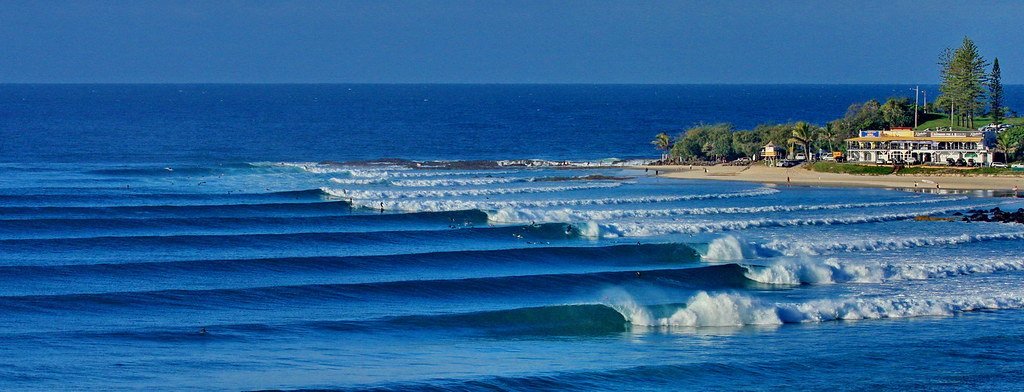 viento offshore en Rincon, California