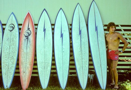 Quiver de tablas Lightning Bolt de Shaun Tomson