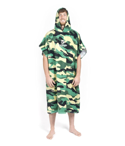 Poncho surf SurfLogic camuflaje regalo práctico surfista menos de 60 euros
