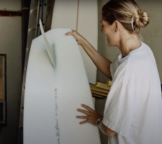 La tabla de surf de stephanie gilmore Single fin