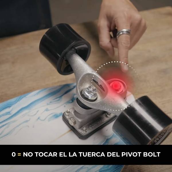 ajuste del eje carver c7 pivot bolt