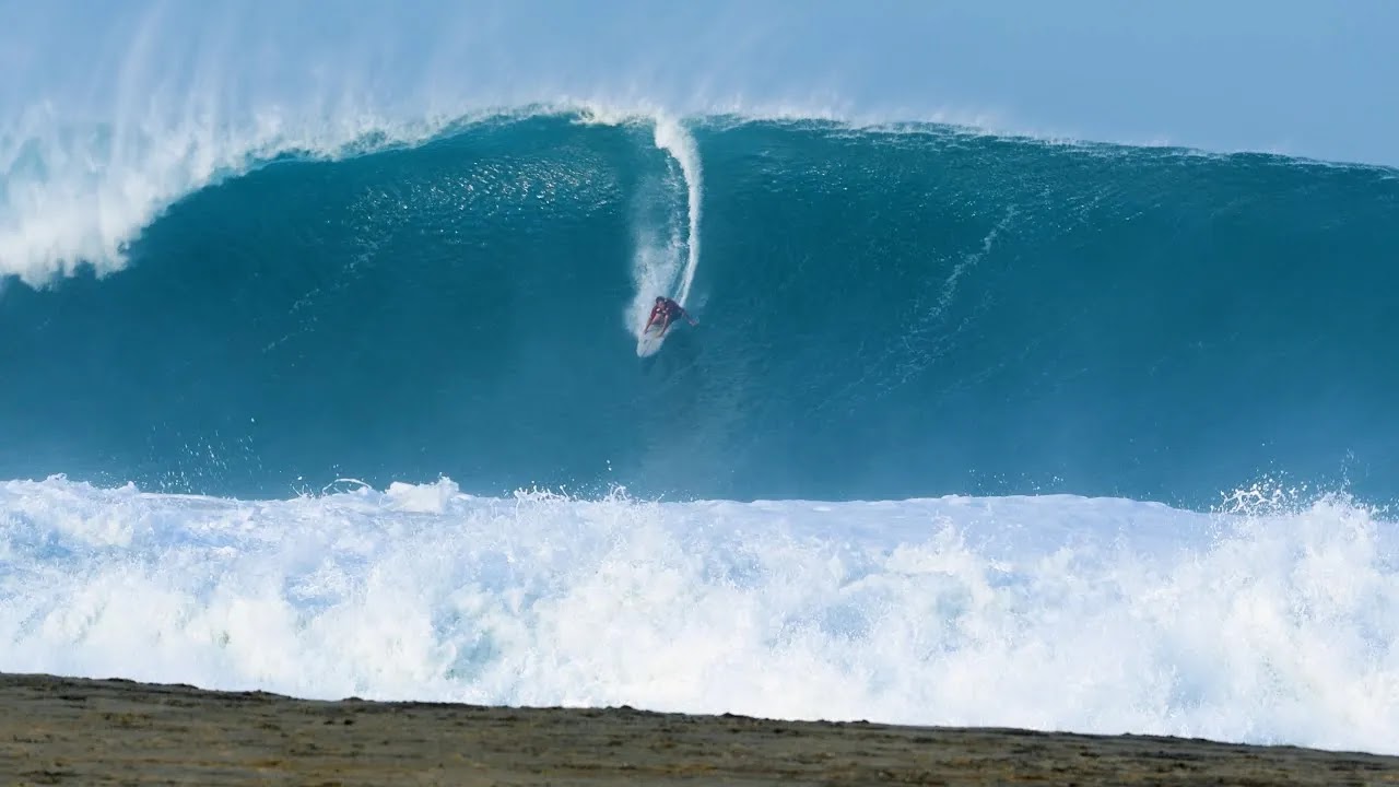 gran swell en Puerto escondido mexico 