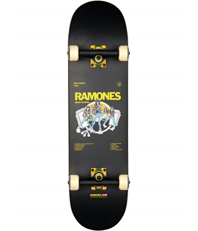 skateboard globe x ramones