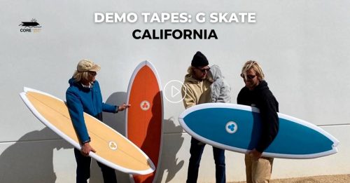 Video de surf de los hermanos Gudauskas en California con la tabla de surf Channel Islands G Skate
