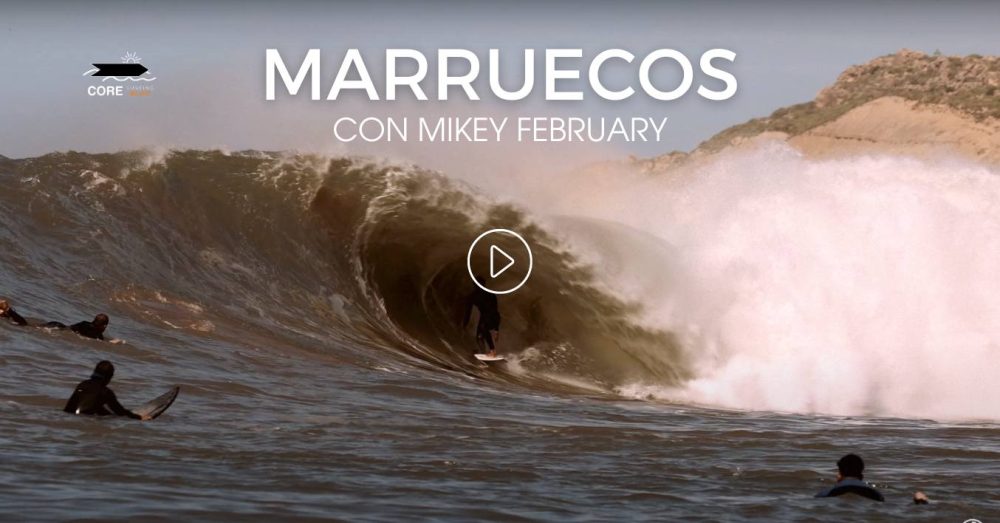Mikey February surfeando en marruecos surf video
