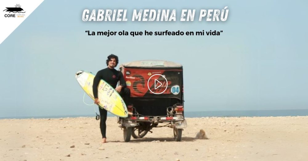 gabriel Medina surf en Peru faro de Pacasmayo