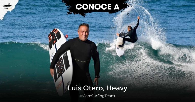 Entrevista al surfista de A Mariña Luis Otero el Heavy miembro del equipo Core Surfing