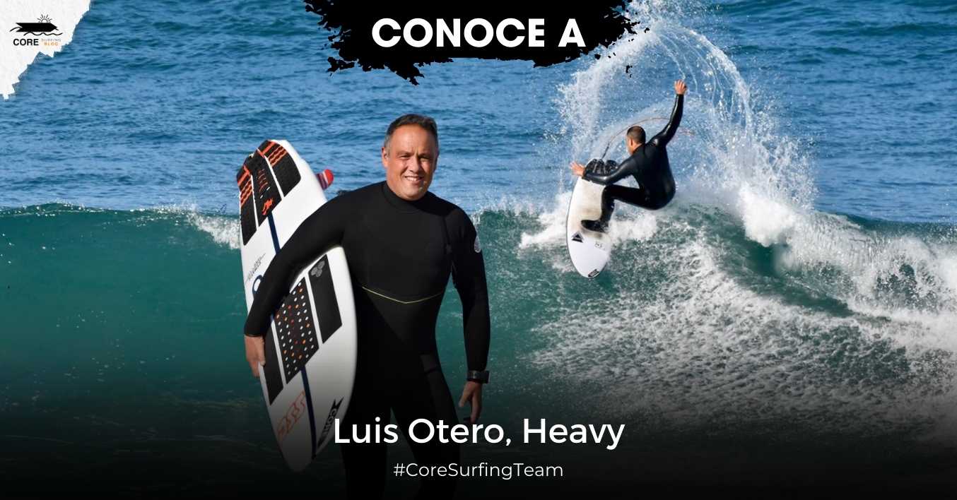 Entrevista al surfista de A Mariña Luis Otero el Heavy miembro del equipo Core Surfing