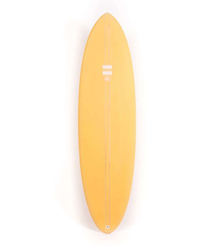 tabla de surf de epoxy barata tipo evolutivo o mini malibu.
