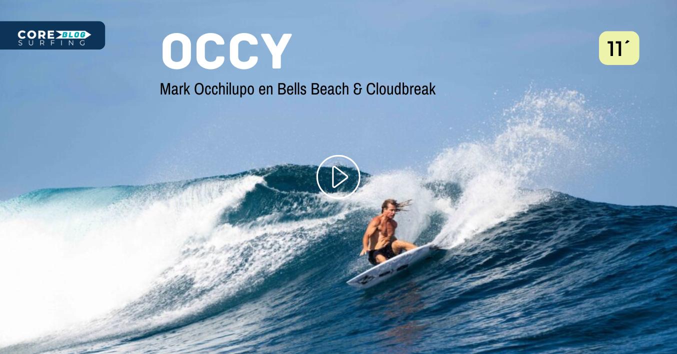 Surf video de Occy en Cloudbreak, Fiji, y Bells Beach en Australia