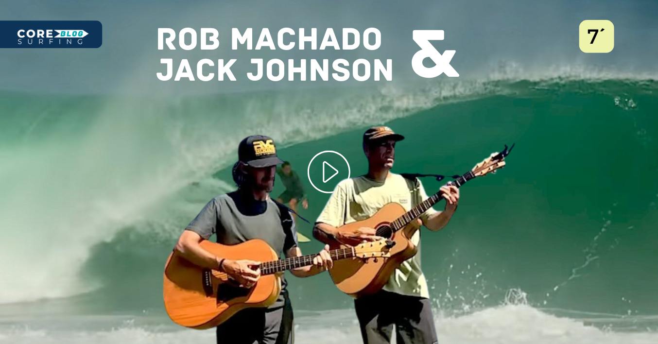 Jack Johnson y rob machador surf en uluwatu