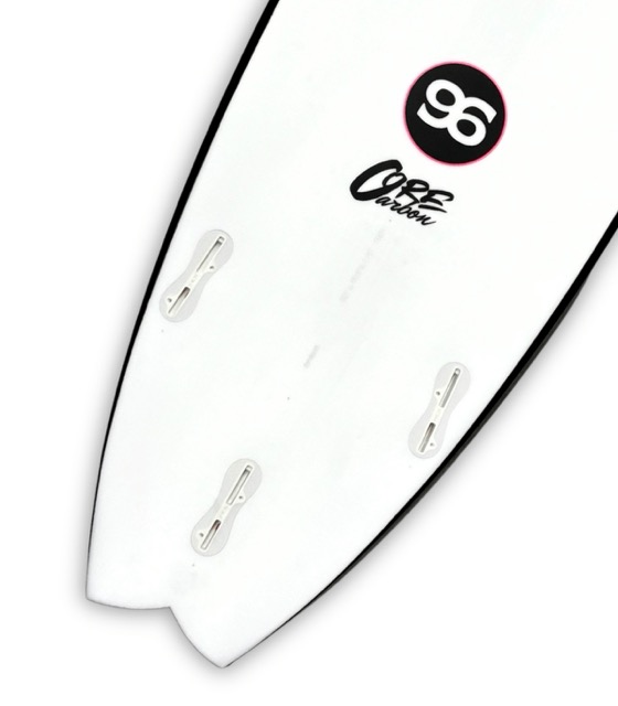 Tabla de surf cola fish de carbono y epoxi  