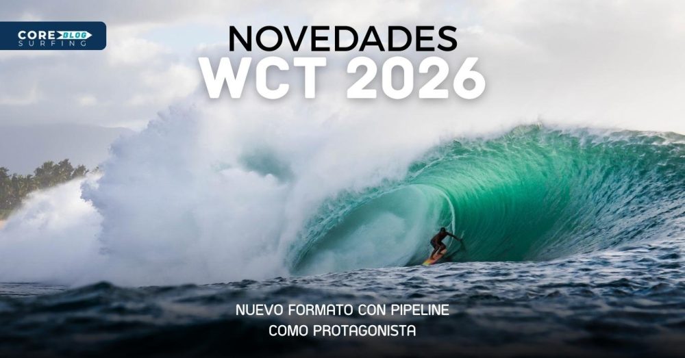 Nuevo formato de competición para el world championship tour de surf en 2026