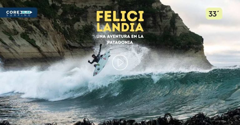 Felicilandia video de surf en la Patagonia de Chile con Guilermo Satt y Nico Vargas