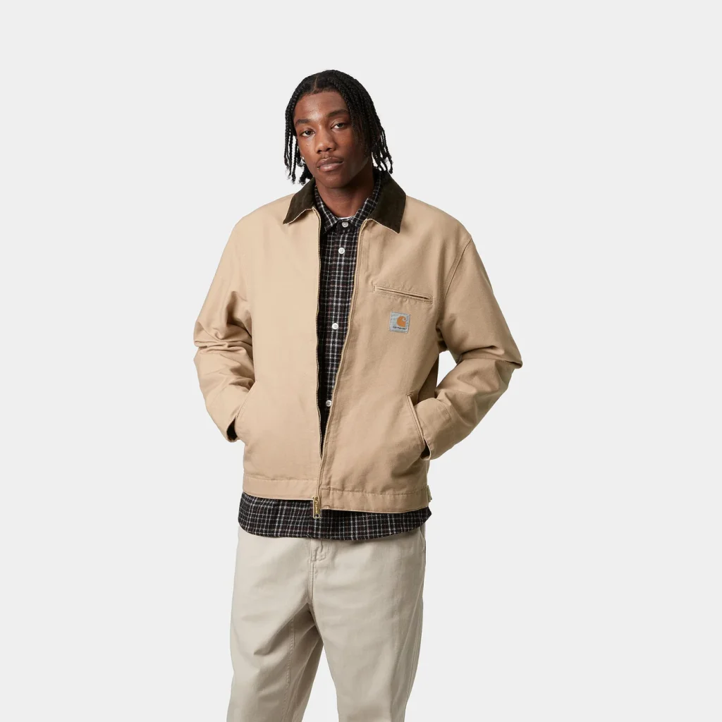 Carhartt Detroit Jacket de verano color Dusty Brown