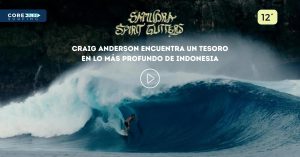video de surf de Craig Anderson en Indonesia Samura Spirit Glitters