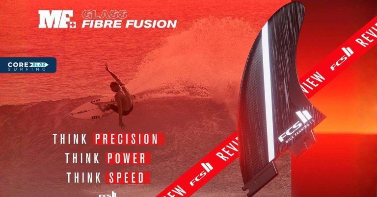 Review de las nuevas quillas de Mick Fanning MF Glass Fiber Fusion para tablas con tapones FCS 2