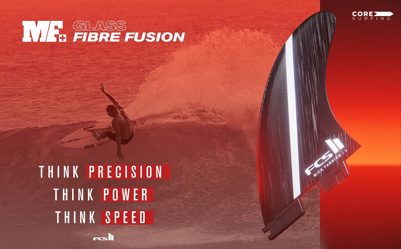 Mick Fanning y FCS lanzan unas nuevas quillas, las MF Glass Fibre Fusion
