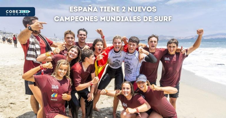 España en el mundial de surf de Perú con Dylan DOnegan y Sol Borrelli como campeones del mund o de surf sub 18