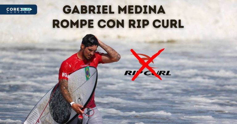 Gabriel Medina rompe su patrocinio con Rip Curl
