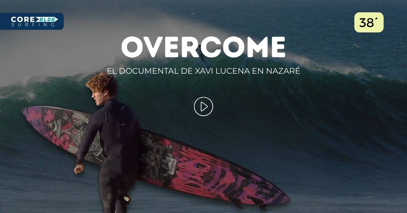 docuemtal de surf de Xavi Lucena surfeando olas gigantes en Nazaré