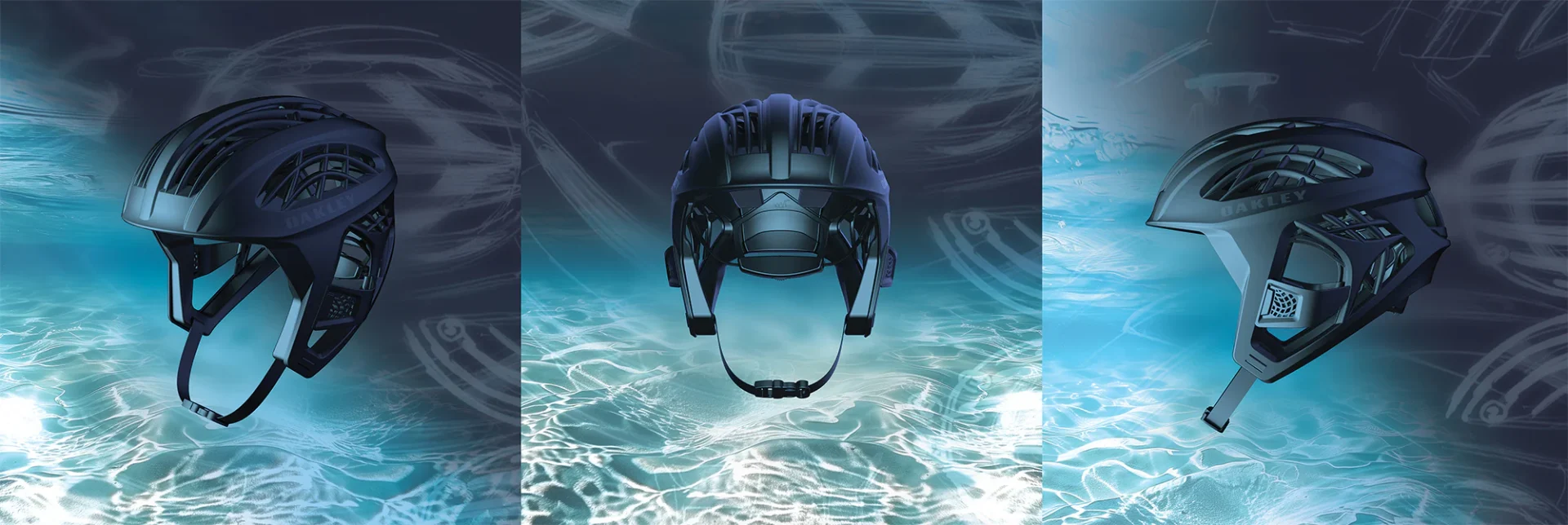 Casco Oakley WTR Icon vistas frontal lateral trasera colores disponibles