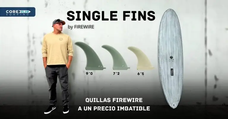 comprar quillas single fin para longboard o mid length baratas
