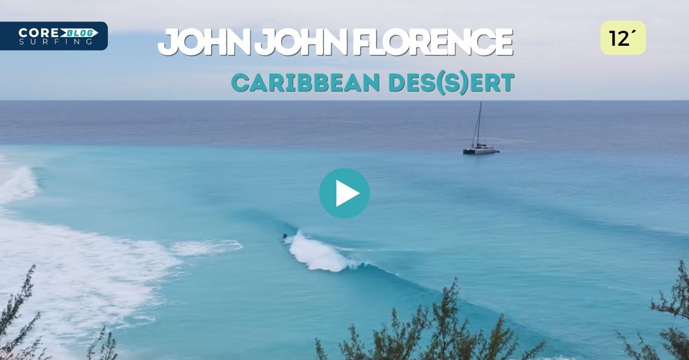 John John Florence surf video en las Antillas del Caribe