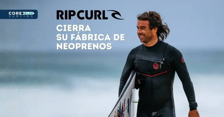 cierre de la fabrica de neoprenos Rip Curl
