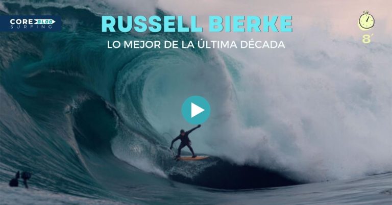 Video de las mejores olas de Russell Bierke en la última decada