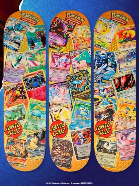 Tablas Santa Cruz x Pokémon TCG Gold Chase